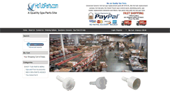 Desktop Screenshot of hotubparts.com